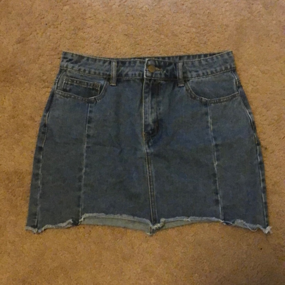 Jean Mini Skirt (Forever 21)